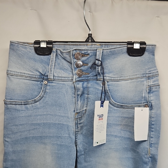 Wallflower Light Blue High Rise Women's Jeans - Picture 3 of 10